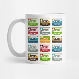 Vintage cassette tapes Mug